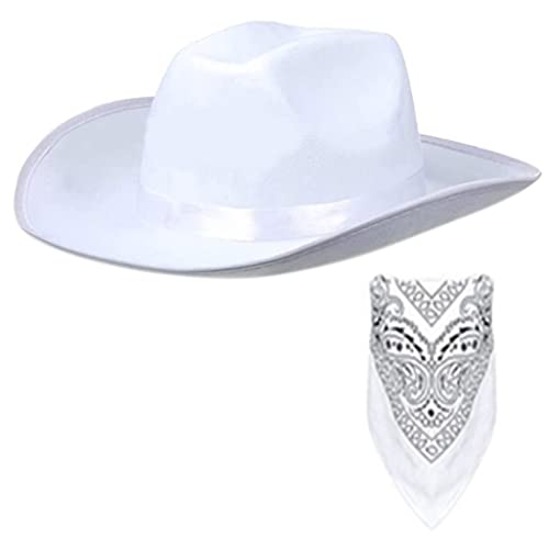 YUGSHNKFC Hut Sonnenhut Western und Bandana Schal Mode Dress Up Accessoires YUGSHNKFC Hut Sonnenhut Western und Bandana Schal Mode Dress Up Accessoires von YUGSHNKFC