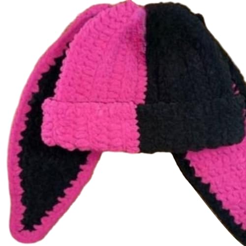 YUGSHNKFC Hut mit langen Ohren, Foto-Requisiten, Neujahr, dicker Cartoon-Hut für Erwachsene und Kinder, gestrickte Ohren, Spaß YUGSHNKFC Hut mit langen Ohren, Foto-Requisiten, Neujahr, dicker Cartoon-Hut für Erwachsene und Kinder, gestrickte Ohren, Spaß von YUGSHNKFC