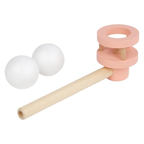 YUGSHNKFC Interaktive Blasenkugeln Spielzeug Für Kinder Atemkontrolle Holz Schwimmende Bälle Kleinkind Sensorisches Bildungslernspielzeug von YUGSHNKFC