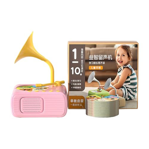 YUGSHNKFC Interaktives Kleinkind Phonograph Music Player Spielzeug Mit 96 Lernkarten Frühes Bildungsschichtenerzählmaschinen Spaßgeschenk YUGSHNKFC Interaktives Kleinkind Phonograph Music Player Spielzeug Mit 96 Lernkarten Frühes Bildungsschichtenerzählmaschinen Spaßgeschenk von YUGSHNKFC