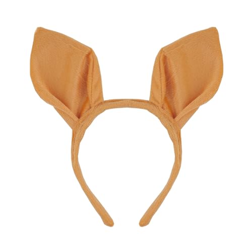 YUGSHNKFC Kängurus-Kostüm-Set, Ohren, Schwanz, Schleifen, Nase, Handschuh, Tier-Set, Zubehör, Kinder, Halloween, Cosplays, Requisiten von YUGSHNKFC