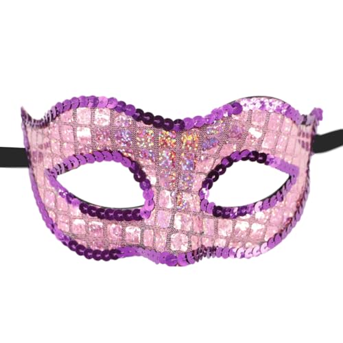 YUGSHNKFC Karnevals-Maskeraden, Venezianerparty, halbes Gesicht für Karneval, Halloween, Weihnachten, Partyzubehör, Venezianer, Frauen, für Maskeraden von YUGSHNKFC