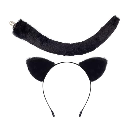 YUGSHNKFC Katzen-Haarband, Halloween-Haarband, Plüsch, Katzenohren, Haarreifen, Kostüm-Zubehör, Tier-Kopfbedeckung, Make-up-Dekorationen YUGSHNKFC Katzen-Haarband, Halloween-Haarband, Plüsch, Katzenohren, Haarreifen, Kostüm-Zubehör, Tier-Kopfbedeckung, Make-up-Dekorationen von YUGSHNKFC