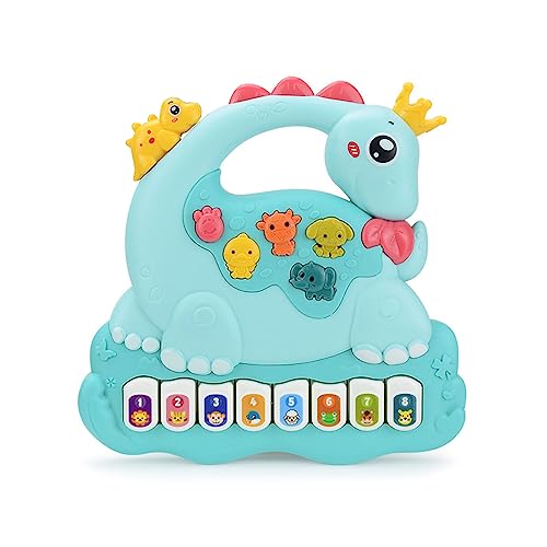 YUGSHNKFC Kids Simulation Elektrisches Tastatur Klavier Tragbares Gesangsspielzeug Kinder Geschenk Elektrisches Instrument Spielzeug Erstes Keyboardspielzeug von YUGSHNKFC