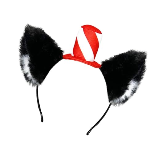 YUGSHNKFC Kinder-Kostüm, Kätzchen-Haarband, Tierohren für Karneval, Party, handgefertigt, pelzig, dunkles Ohr, Party, Kostüm, Teufel YUGSHNKFC Kinder-Kostüm, Kätzchen-Haarband, Tierohren für Karneval, Party, handgefertigt, pelzig, dunkles Ohr, Party, Kostüm, Teufel von YUGSHNKFC