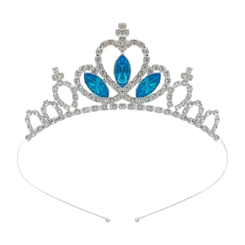 YUGSHNKFC Kinder-Krone, Stirnband, glitzernd, Kristall, Kopfbedeckung, Krone, Weihnachtsfeier, Requisiten, Krone, Geschenk, Stirnband von YUGSHNKFC