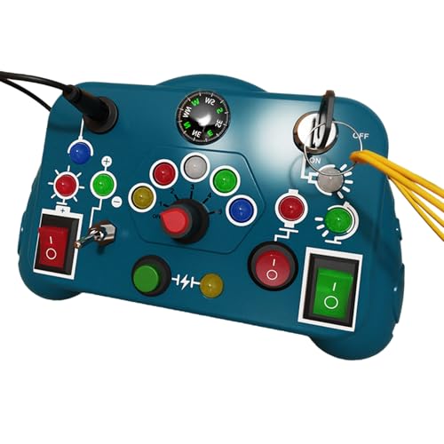YUGSHNKFC Kreatives Stück Holzsensorium Für Kleinkinder LED LEARD LEARNTY Toy CILD DEVORMENT Toy Board Sensorisches Spiel von YUGSHNKFC