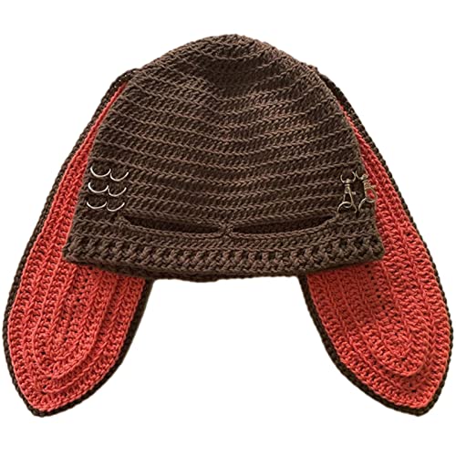 YUGSHNKFC Mädchen Gestrickte Mützen Mit Niedlichen Cartoon Tierohren Winter Warmes Strickhut Halloween Strickhut Für Teenager YUGSHNKFC Mädchen Gestrickte Mützen Mit Niedlichen Cartoon Tierohren Winter Warmes Strickhut Halloween Strickhut Für Teenager von YUGSHNKFC