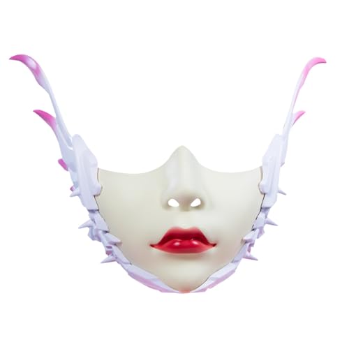 YUGSHNKFC Maskerade Maske Halloween Halbgesichtsmaske Mechanische Flügelmaske Maskeraden Accessoire Für Männer Frauen Halloween Cosplay von YUGSHNKFC