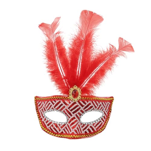 YUGSHNKFC Maskeraden für Damen, Karneval, Abschlussball, Venezianer, Halloween, Party, Kostüm, Partyzubehör, Venezianer, Frauen für Maskeraden von YUGSHNKFC