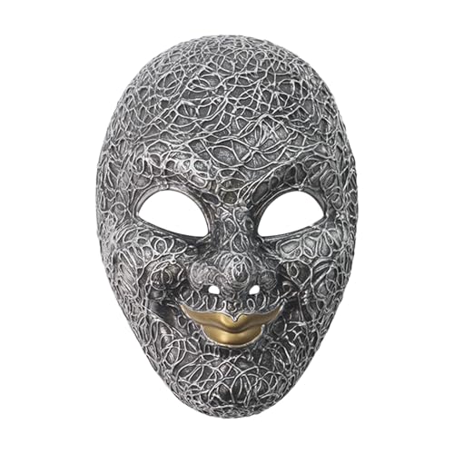 YUGSHNKFC Masquerade Party Maske Scary Halloween Cosplay Mardi Gras Skelettmaske Für Halloween Weihnachtsfeier YUGSHNKFC Masquerade Party Maske Scary Halloween Cosplay Mardi Gras Skelettmaske Für Halloween Weihnachtsfeier von YUGSHNKFC