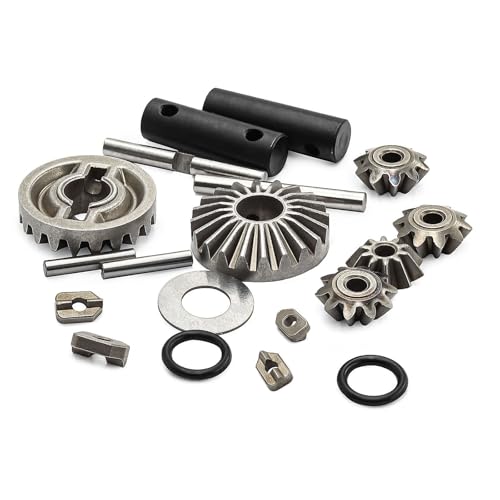 YUGSHNKFC Metall Vorne Und Hinter Achsen Differentialgetriebe Für 1/10 Und 1/8 LKW Auto Innenräume Modellauto Austausch von YUGSHNKFC
