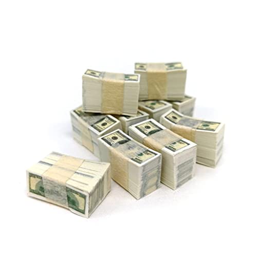 YUGSHNKFC Miniatur Für Spielgeld Kopie US $ 100 Banknoten Modell Doppelseitig Requisiten Cake Toppers von YUGSHNKFC