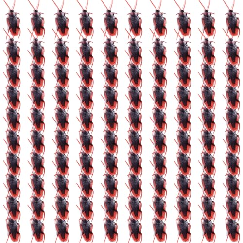 YUGSHNKFC Pack Von 100 Halloween Falsches Kakerlach Realistisches Kakerlakenspielzeug Für Kinder Streich Dark Craft Halloween Kakerlach Fun Streich YUGSHNKFC Pack Von 100 Halloween Falsches Kakerlach Realistisches Kakerlakenspielzeug Für Kinder Streich Dark Craft Halloween Kakerlach Fun Streich von YUGSHNKFC