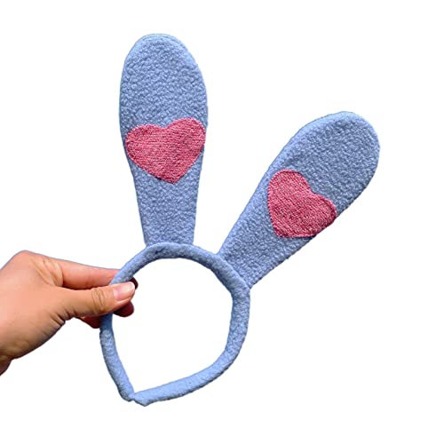 YUGSHNKFC Pelzige Hasenohren Stirnband Mit Herz Plüsch Cartoon Kaninchen Ohren Haarband Kostüm Urlaub Haarzubehör YUGSHNKFC Pelzige Hasenohren Stirnband Mit Herz Plüsch Cartoon Kaninchen Ohren Haarband Kostüm Urlaub Haarzubehör von YUGSHNKFC