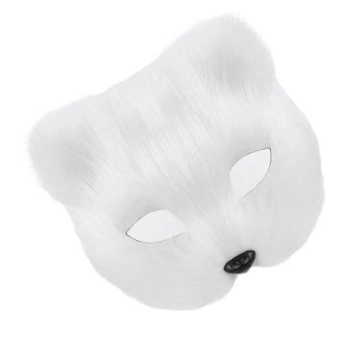 YUGSHNKFC Pelzige Katzen Halbgesichtsbrille Tierkatzen Cosplay für Männer Frauen Maskerade Halloween Party Make-up Kostüm YUGSHNKFC Pelzige Katzen Halbgesichtsbrille Tierkatzen Cosplay für Männer Frauen Maskerade Halloween Party Make-up Kostüm von YUGSHNKFC