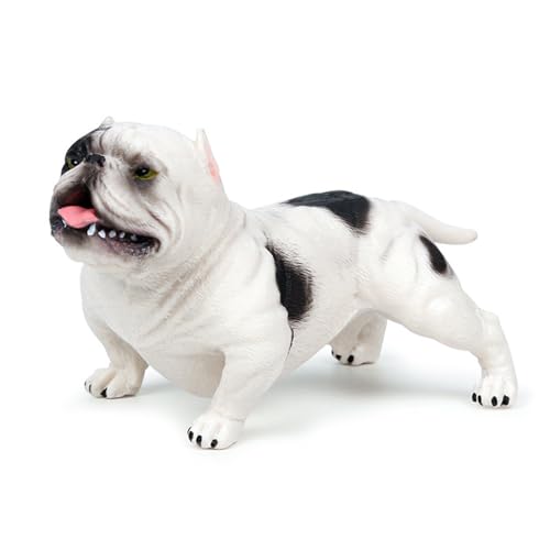YUGSHNKFC Plastikhund Model Desktop Home Ornament Realistische Künstliche Handfarbe Erwachsener Kollektion Handwerk Hinterhof Spielzeug von YUGSHNKFC