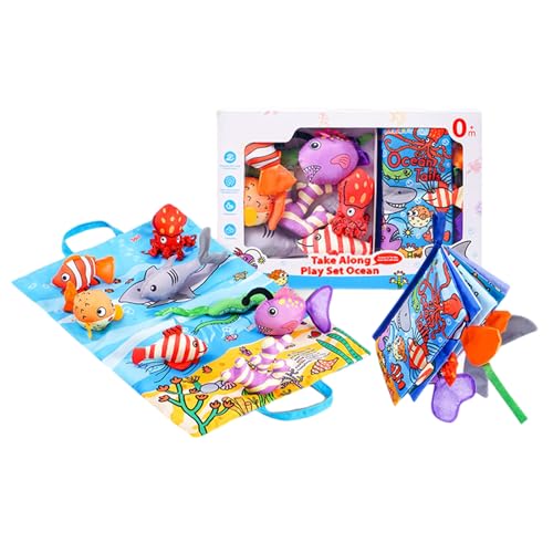 YUGSHNKFC Plüsch Babybuch Mit Crinkle Stoffeded Tieren Stimulieren Bildungsspiel Für Kleinkinder Babys Babys YUGSHNKFC Plüsch Babybuch Mit Crinkle Stoffeded Tieren Stimulieren Bildungsspiel Für Kleinkinder Babys Babys von YUGSHNKFC