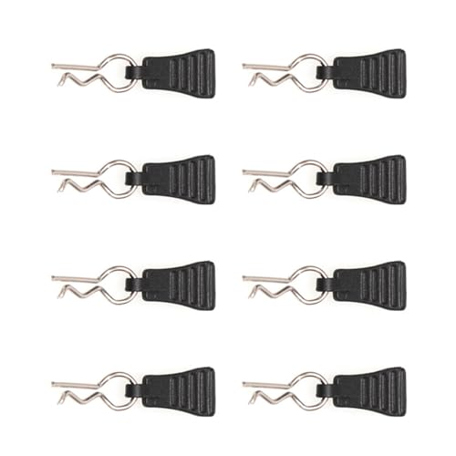 YUGSHNKFC R Typ Autosschalenbefestigungsmittel Einfach Metall Fix Clip Für 1/12 Fernbedienungsfahrzeug Teil Modifikation Zubehör von YUGSHNKFC