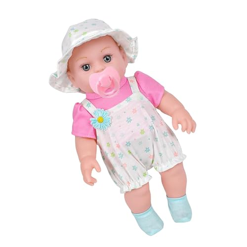 YUGSHNKFC Realistische 12 Zoll Vinyls Neugeborene Mädchen Babypuppen Realistische Kinderspielzeug Soft Dolls Vinyls Mit Overalls Bonnet Sammlerstücke YUGSHNKFC Realistische 12 Zoll Vinyls Neugeborene Mädchen Babypuppen Realistische Kinderspielzeug Soft Dolls Vinyls Mit Overalls Bonnet Sammlerstücke von YUGSHNKFC