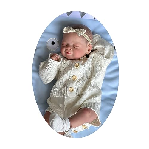 YUGSHNKFC Realistische Wiedergeborene Neugeborenes Baby 18inch Schlafkindpuppe Weiches Stoffkörper Baby Mit Kleidung Und Zubehör Geschenkset YUGSHNKFC Realistische Wiedergeborene Neugeborenes Baby 18inch Schlafkindpuppe Weiches Stoffkörper Baby Mit Kleidung Und Zubehör Geschenkset von YUGSHNKFC