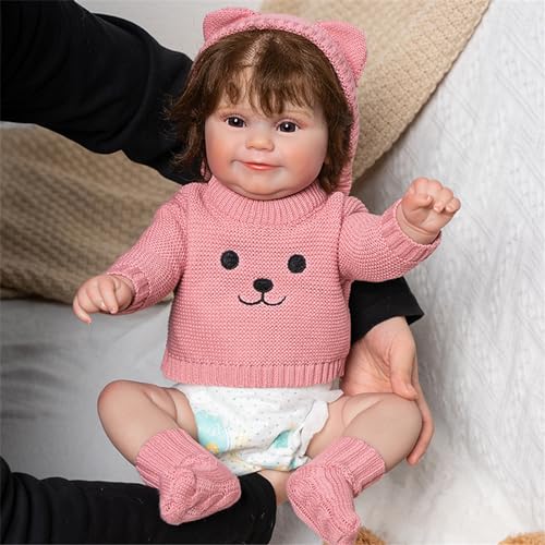 YUGSHNKFC Realistische Wiedergeburt Handgefertigte Implantierte Haarsimulation Baby Girl Wiedergeburt Mit Flexibilität Gliedmaßen Für Begleit YUGSHNKFC Realistische Wiedergeburt Handgefertigte Implantierte Haarsimulation Baby Girl Wiedergeburt Mit Flexibilität Gliedmaßen Für Begleit von YUGSHNKFC