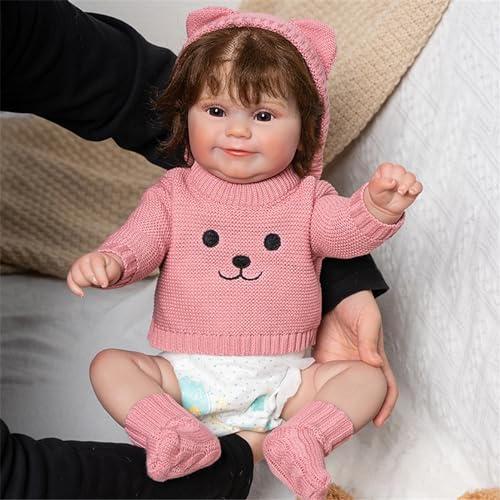 YUGSHNKFC Realistische Wiedergeburt Handgefertigte Implantierte Haarsimulation Baby Girl Wiedergeburt Mit Flexibilität Gliedmaßen Für Begleit YUGSHNKFC Realistische Wiedergeburt Handgefertigte Implantierte Haarsimulation Baby Girl Wiedergeburt Mit Flexibilität Gliedmaßen Für Begleit von YUGSHNKFC