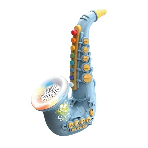 YUGSHNKFC Realistisches Kinder Saxophonspielzeug Für Kinder Musikinstrumente Elektrisches Saxophonspielzeug Für Kinderhörung Frühbildung von YUGSHNKFC