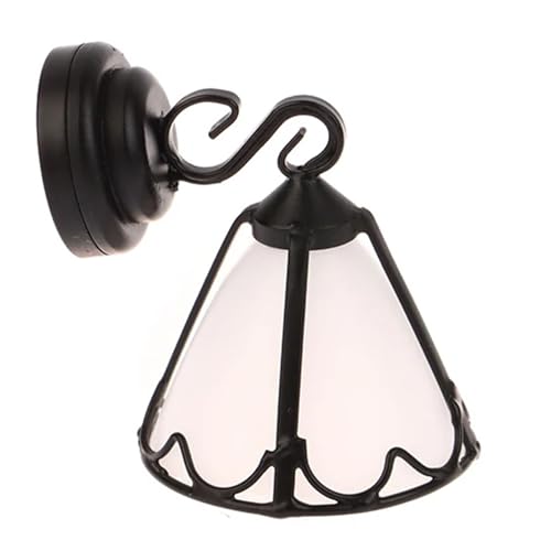 YUGSHNKFC S Nach Schlafzimmer Wandlampe Miniaturmöbel Modell Dolls Houses Accessoire Realistic Lighting Toy Playset 1:12 von YUGSHNKFC