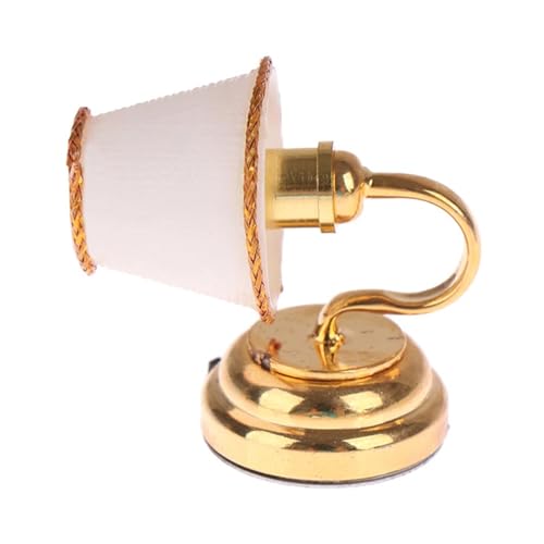 YUGSHNKFC S Nach Schlafzimmer Wandlampe Miniaturmöbel Modell Dolls Houses Accessoire Realistic Lighting Toy Playset 1:12 YUGSHNKFC S Nach Schlafzimmer Wandlampe Miniaturmöbel Modell Dolls Houses Accessoire Realistic Lighting Toy Playset 1:12 von YUGSHNKFC