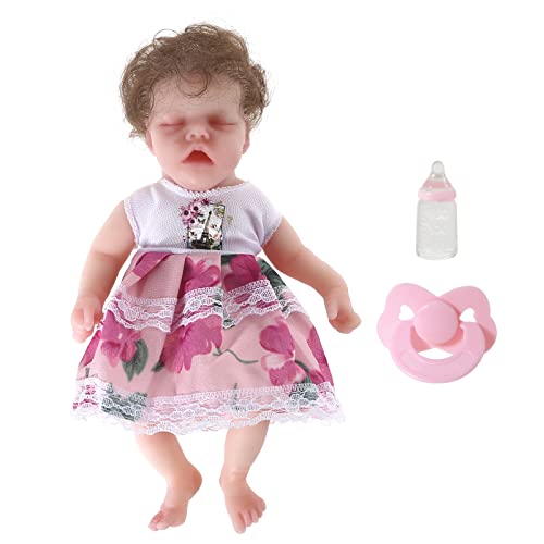YUGSHNKFC Simuliertes Kind Wiedergeborenes Baby Frühes Bildungsspielzeug Zartes Kleid Für Puppen Silikon Gemacht Weihnachten Entspannen YUGSHNKFC Simuliertes Kind Wiedergeborenes Baby Frühes Bildungsspielzeug Zartes Kleid Für Puppen Silikon Gemacht Weihnachten Entspannen von YUGSHNKFC
