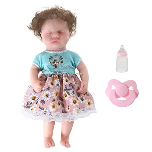 YUGSHNKFC Simuliertes Kind Wiedergeborenes Baby Frühes Bildungsspielzeug Zartes Kleid Für Puppen Silikon Gemacht Weihnachten Entspannen YUGSHNKFC Simuliertes Kind Wiedergeborenes Baby Frühes Bildungsspielzeug Zartes Kleid Für Puppen Silikon Gemacht Weihnachten Entspannen von YUGSHNKFC