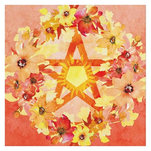 YUGSHNKFC Tarot Tischdecke Divinations Tabelle Abdeckungen 3 Größe Option ORACLES Brettspiel Matte Square Form Pendel Tischtuch von YUGSHNKFC