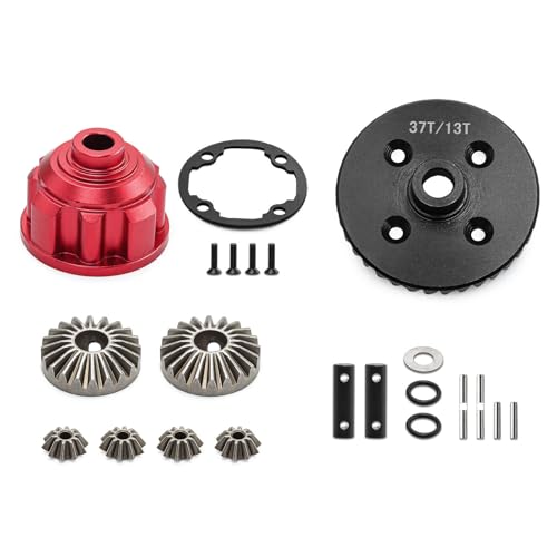 YUGSHNKFC Upgrade Fernbedienungsauto Mit Einem Robusten Metallstahl Heckdifferential 37/13T Für Eine Bessere Kontrolle von YUGSHNKFC
