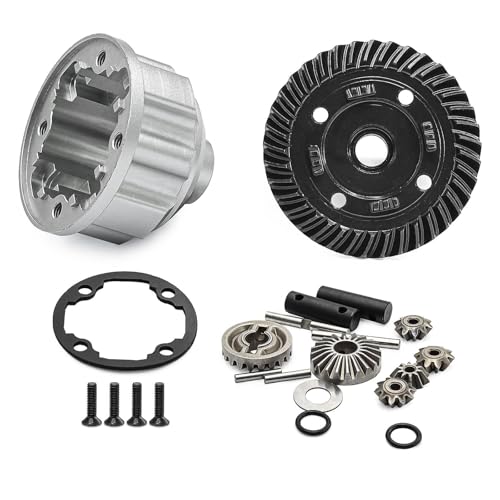 YUGSHNKFC Upgrade Fernbedienungsauto Mit Einem Robusten Metallstahl Heckdifferential 37/13T Für Eine Bessere Kontrolle von YUGSHNKFC