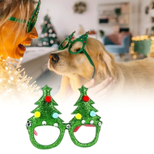 YUGSHNKFC Weihnachts Dekorative Plastikrahmen Brillen Set Für Urlaubsfeiern Und Familienversammlungen Mit Elegantem Design Komfortabler Weihnachtsbrillen YUGSHNKFC Weihnachts Dekorative Plastikrahmen Brillen Set Für Urlaubsfeiern Und Familienversammlungen Mit Elegantem Design Komfortabler Weihnachtsbrillen von YUGSHNKFC