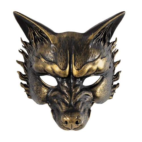 YUGSHNKFC Wolf mit elastischem Band für Damen und Herren, Halloween, Tierwolf, Verkleidungszubehör für Erwachsene, Halloween-Maskerade YUGSHNKFC Wolf mit elastischem Band für Damen und Herren, Halloween, Tierwolf, Verkleidungszubehör für Erwachsene, Halloween-Maskerade von YUGSHNKFC