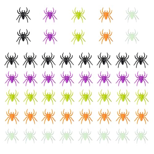 50 Stück Spinne, Simulation Wildspinne Modell, Realistic Spider, Spinnen Deko, Plastik Spinnen Halloween, Plastik Spinne, Fake Spinne, Gummispinne, for Halloween Parties, Fool's Day 50 Stück Spinne, Simulation Wildspinne Modell, Realistic Spider, Spinnen Deko, Plastik Spinnen Halloween, Plastik Spinne, Fake Spinne, Gummispinne, for Halloween Parties, Fool's Day von YUGUOLAN