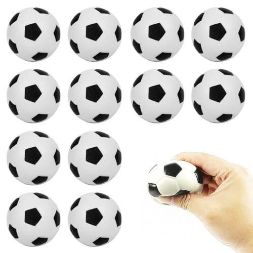 YUGUOLAN 12 Stück Mini Fussball, Fussball Geburtstag, Fußball Mitgebsel, Weiche Fussball Klein, Antistressball, Mini Schaumstoffbälle Kinder, Für Kinder Und Erwachsene Fußball Party YUGUOLAN 12 Stück Mini Fussball, Fussball Geburtstag, Fußball Mitgebsel, Weiche Fussball Klein, Antistressball, Mini Schaumstoffbälle Kinder, Für Kinder Und Erwachsene Fußball Party von YUGUOLAN