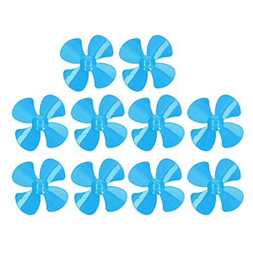 100 mm 4 Blades Propeller XR-150-Modell für DIY Toy 10pcs Set (Blue) von YUKOFE