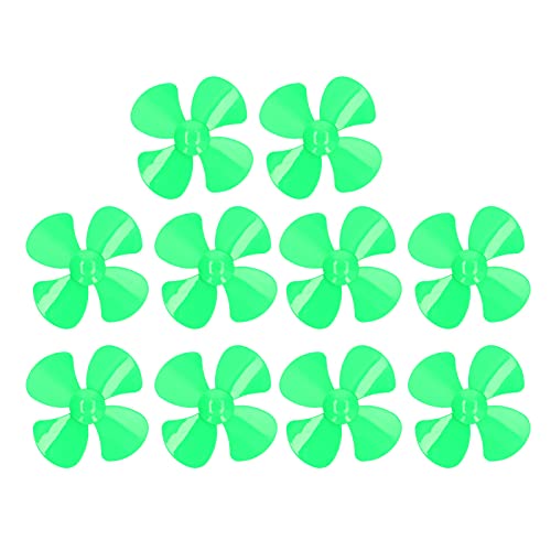 100 mm 4 Blades Propeller XR-150-Modell für DIY Toy 10pcs Set (Green) von YUKOFE