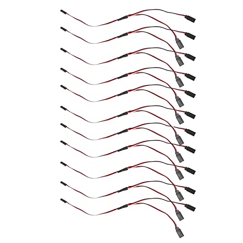 YUKOFE 10pc Servo -Verlängerungskabelkabel 3 Pin Weibendemene -Draht -Stecker -Platine Fernbedienung Y Type (Y-Shaped 300mm Female Pair Double Male) von YUKOFE