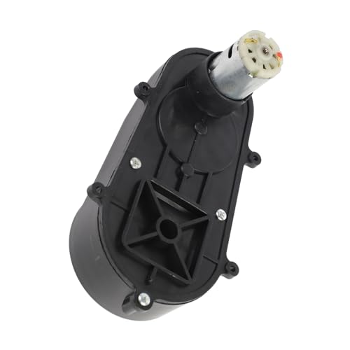 YUKOFE Elektromotor-Getriebe, Robustes Metallgetriebe, geräuscharm, hohe Haltbarkeit, Ersatzteil, Kinderauto-Spielzeug (6V18000 rev) von YUKOFE