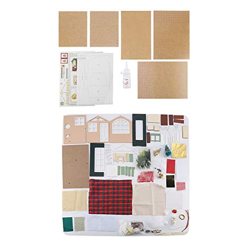 DIY Doll House Dollhouse Miniatur handgefertigtes Puppenhaus Kit DIY (Urlaubszeit) von YULEESIYIP