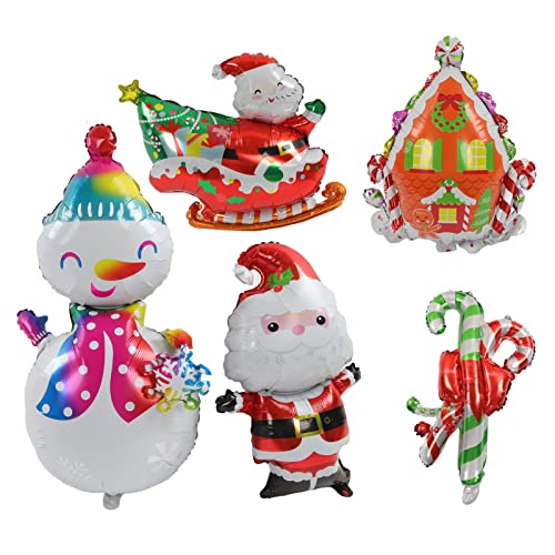 Weihnachts folien Luftballons ative Kit bunte Muster geeignet Kinder Winter Thema Party zubehör Weihnachts folien Luftballons ative Kit bunte Muster geeignet Kinder Winter Thema Party zubehör von YULEESIYIP