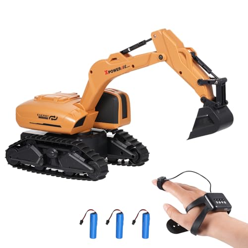 YULEESIYIP Fernbedienung Excavato 2,4 GHz Gesten erfassen Roboterarm 360 ° für Kinder rotieren (-3) von YULEESIYIP