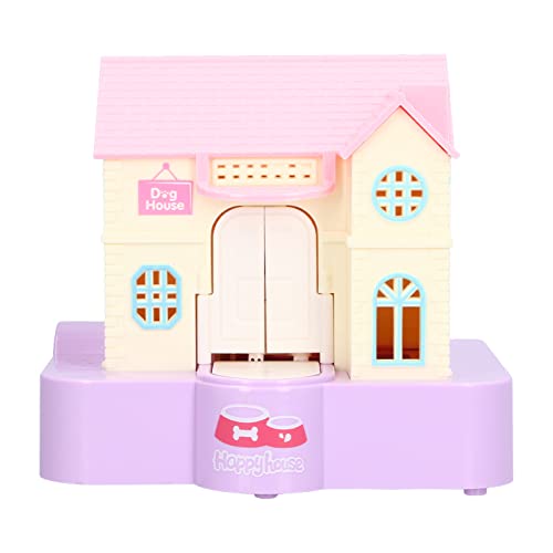 YULEESIYIP Hundehausgeld Sparbox Automatisches Schlucken mit leichten Musik -Effekten Spielzeuggeschenk für Kinder (Purple Fortune Dog) von YULEESIYIP