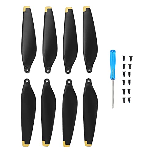 YULEESIYIP Mini 3 Drone Ersatz Propeller Flügel Klingen Zubehör Hohe Steifigkeit Leistungsstarke Ruhigen Flug (Gold Decor) von YULEESIYIP