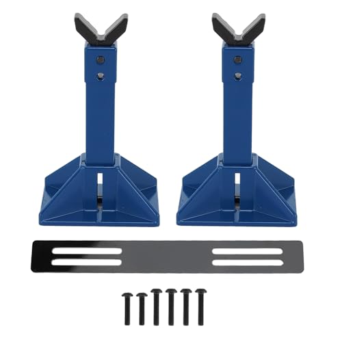 YULEESIYIP RC Car Jack Ständer Metallhöhe Einstellbare RC -Jackspielzeugständer für 1/18 1/10 1/8 1/7 RC Crawler LKW -LKW -Autosimulation Kletterfahrzeuge (Blue) von YULEESIYIP