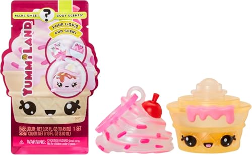 Yummiland Num Nom Body Scents Roller - Enthält 1 Num Nom, Kreiere Deinen Eigenen Duft, als Schlüsselanhänger Verwendbar, Sammle alle 10, Geeignet für Kinder ab 4 Jahren, Rosa von Yummiland